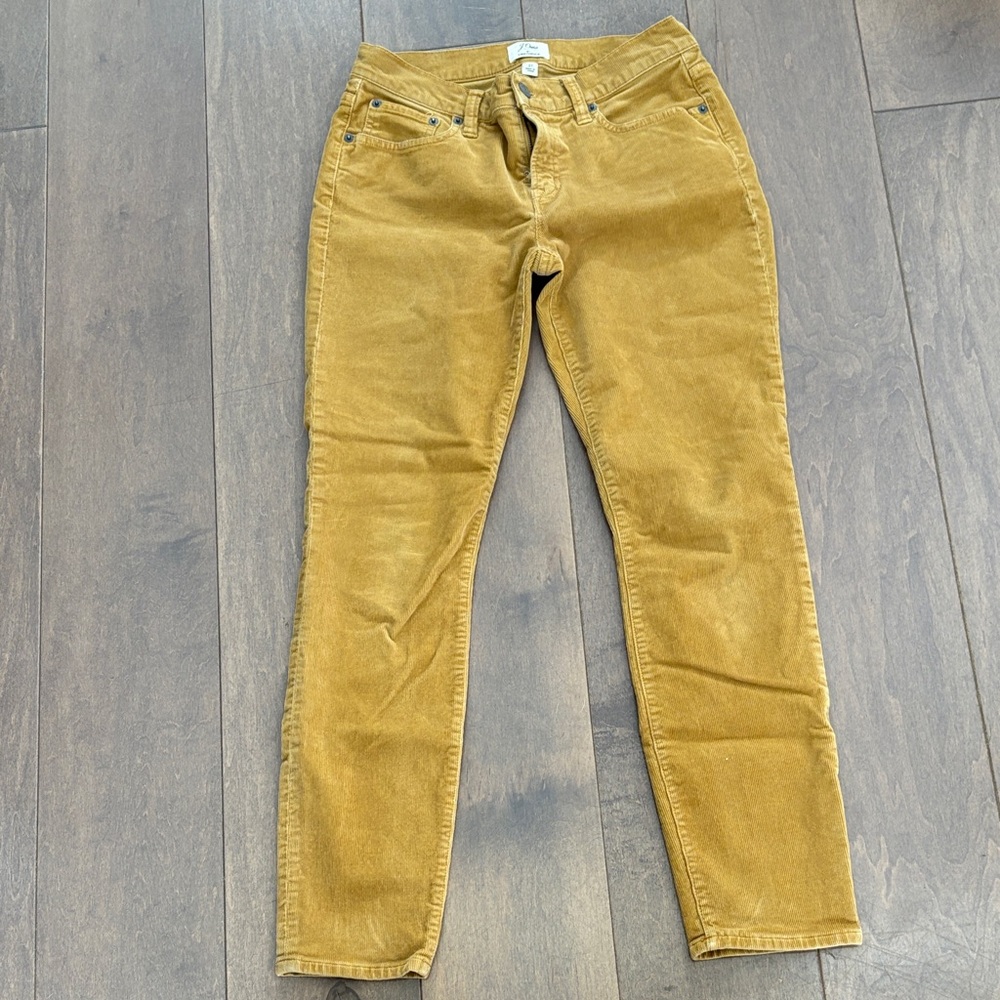 J. Crew Women's Mustard Skinny Jeans